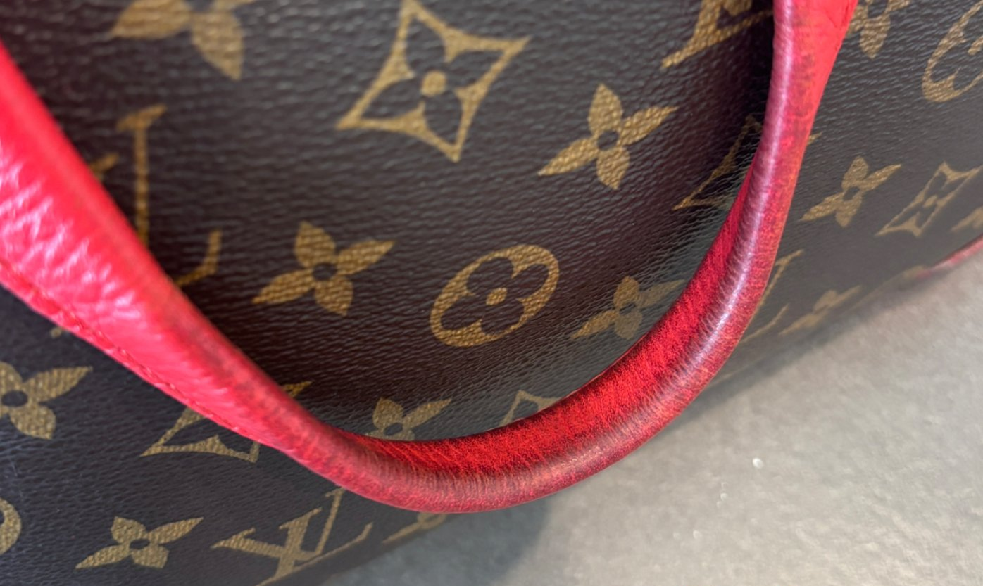 LOUIS VUITTON レティロ 持ち手クリーニング前